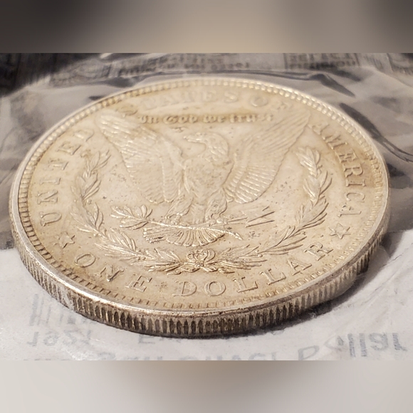 1921P Morgan Silver Dollar Coi Extra Fine 1921 Morgan Silver Dollar - Picture 9 of 11